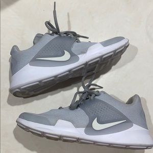 Grey Nike shoes